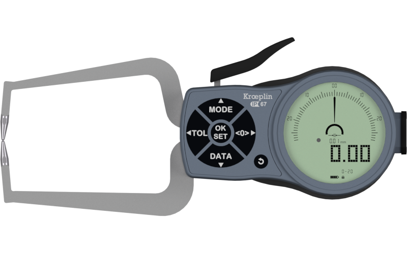 德国KROEPLIN 数显外测卡规 K220