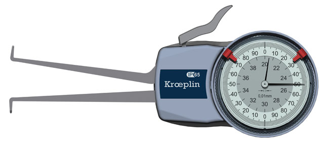 德国KROEPLIN 机械式内卡规 H220