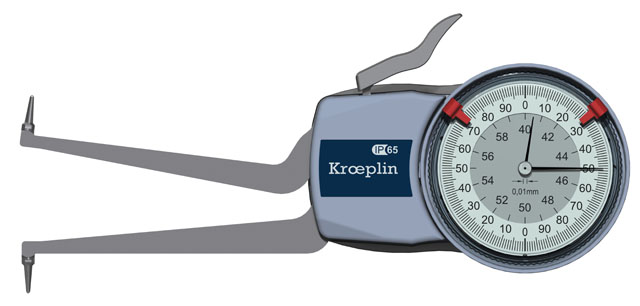 德国KROEPLIN 指针式内卡规 H240