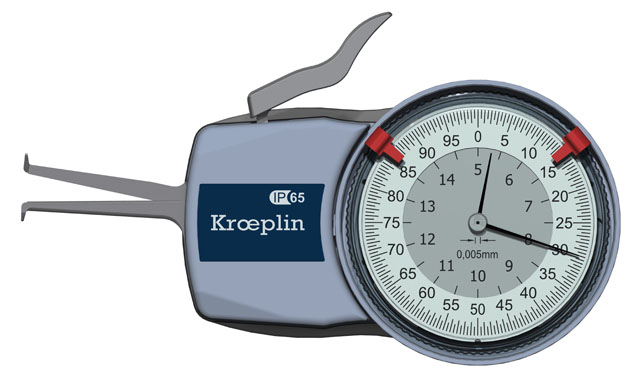 德国KROEPLIN 指针式内卡规  H105