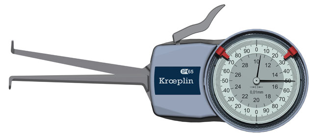 德国KROEPLIN 指针式内卡规  H210