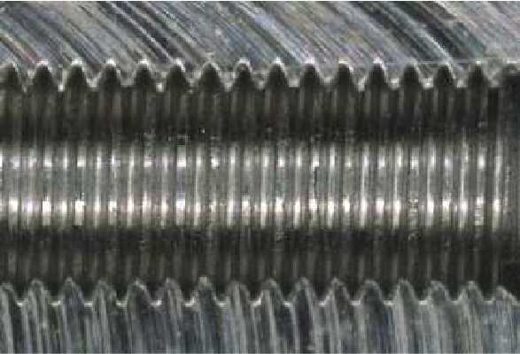 走心机高频铣 铣不锈钢M1.6×0.2小径内螺纹